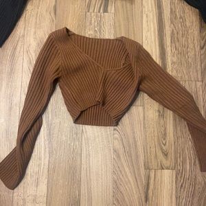 Brown and Black Sweaters (Cropped & Low Cut)